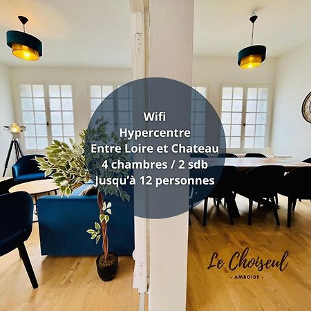 Le Choiseul - T5 Entre Loire Et Chateau Royal - Manoir De La Concorde 엉부와스 외부 사진